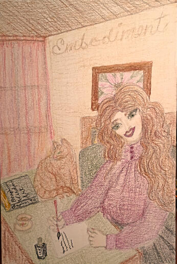 KathrynLeigh Self Drawing Self Portrait of KathrynLeigh