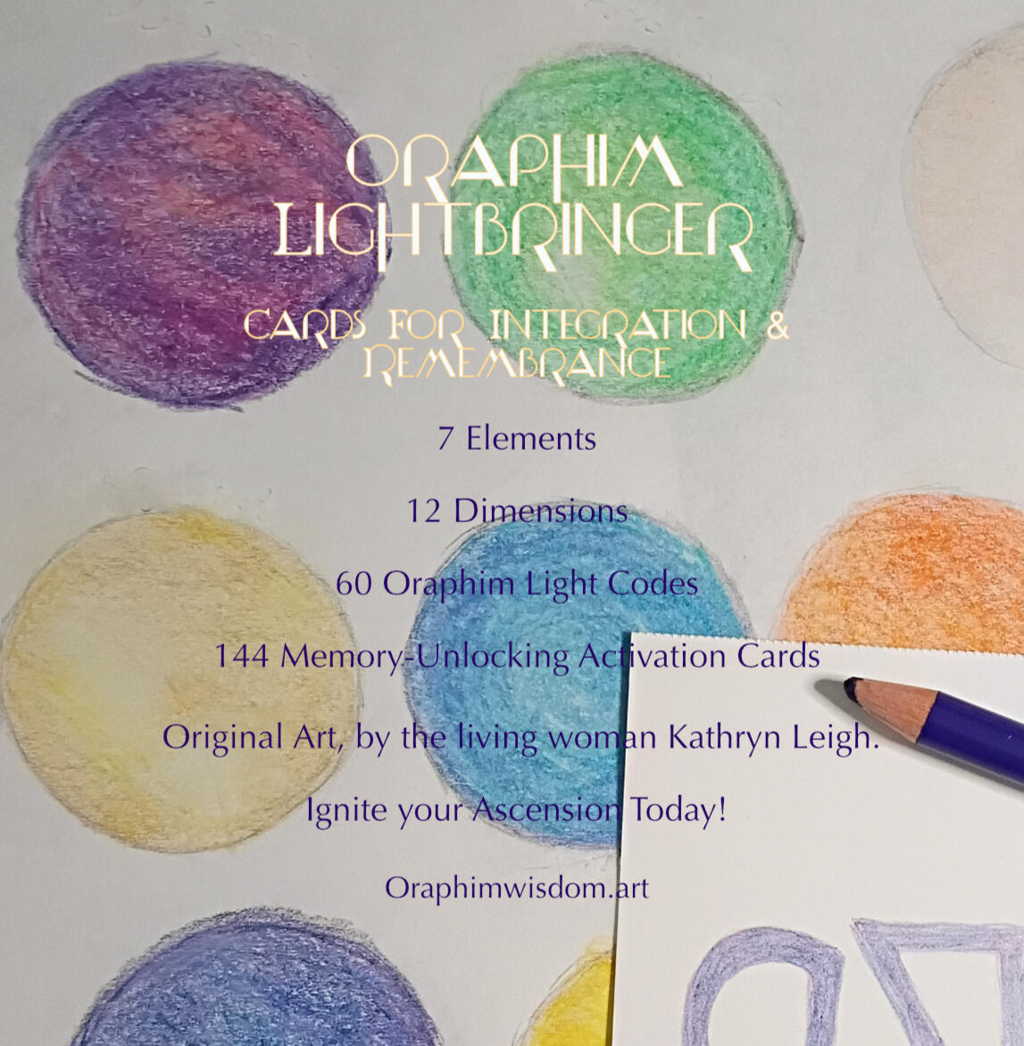 Description of Oraphim Lightbringeer Cards for Integration & Remembrance
